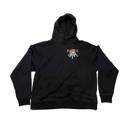 Keys Open Doors Raglan Hoodie - Kyoto Black