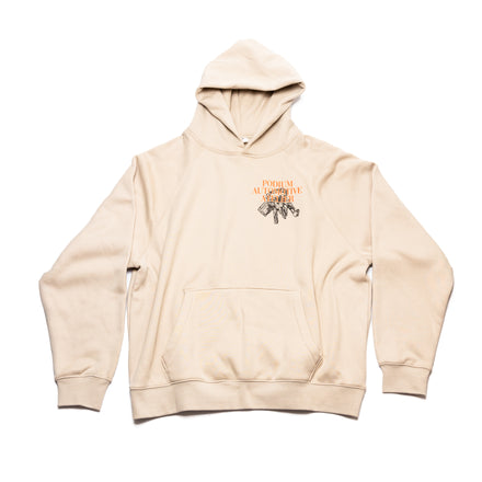 Keys Open Doors Raglan Hoodie - Mugello Gray
