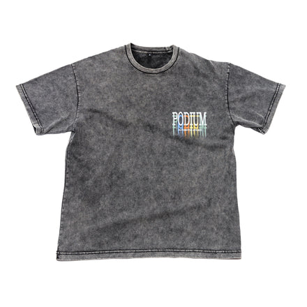Heritage Gradient Snow Washed Tee - Daytona Gray