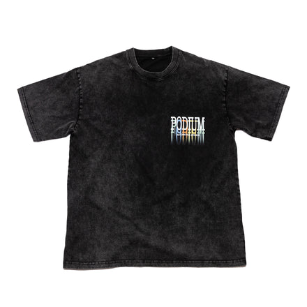 Heritage Gradient Snow Washed Tee - Fuji Black