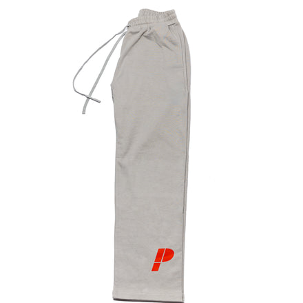 Podium Logo Straight Leg Sweats - Dolphin Gray
